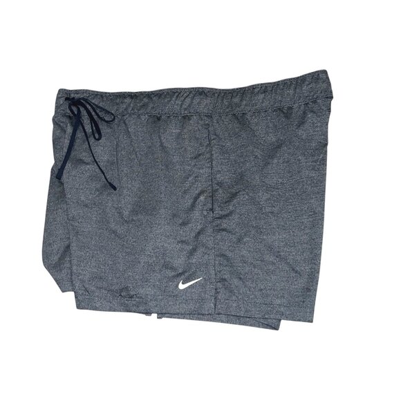 Nike Dri-Fit Navy Athletic Running Shorts Sz XL Womens Inner Lining & Drawstring - Picture 6 of 6